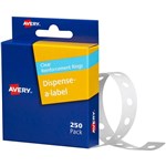 AVERY 934242 REINFORCEMENT RINGS VINYL CLEAR PACK 250