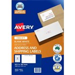 AVERY 936047 J8160 QUICK PEEL ADDRESS LABEL INKJET 21UP WHITE PACK 50
