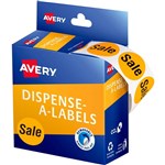 AVERY 937311 MESSAGE LABELS SALE 24MM ORANGE PACK 500