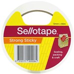 SELLOTAPE STICKY TAPE 12MM X 66M CLEAR