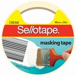 SELLOTAPE 960508 MASKING TAPE 48MM X 50M CREAM
