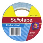 SELLOTAPE DOUBLE SIDED TAPE WIDE 24MM X 33M