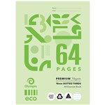OLYMPIC D186P ECO EXERCISE BOOK 18MM DOTTED THIRDS RULED 70GSM 64 PAGE A4