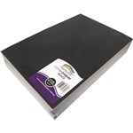 RAINBOW COVER PAPER 125GSM 510 X 760MM BLACK 250 SHEETS
