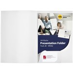 MARBIG PROFESSIONAL PRESENTATION FOLDER A4 MATTE WHITE PACK 20