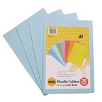MARBIG MANILLA FOLDER FOOLSCAP LIGHT BLUE PACK 20