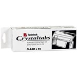 CRYSTALTABS TWINLOCK TABS CLEAR BOX 50