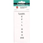 CRYSTALFILE INDICATOR TAB INSERTS AZ WHITE PACK 60