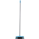 CLEANLINK INDOOR METAL HANDLE BROOM 1200MM BLUE