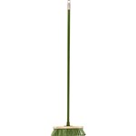 CLEANLINK OUTDOOR METAL HANDLE BROOM 1200MM GREEN