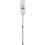 CLEANLINK MICROFIBRE FLAT MOP WITH TELESCOPIC HANDLE 1200MM WHITEGREEN