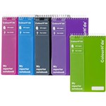 COLOURHIDE REPORTER NOTEBOOK 200 PAGE ASSORTED