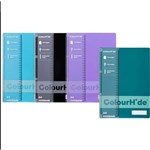 COLOURHIDE NOTEBOOK 120 PAGES A4 ASSORTED PACK 4