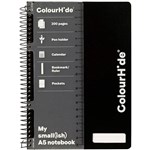 COLOURHIDE MY SMALL NOTEBOOK 200 PAGE A5 BLACK