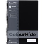 COLOURHIDE 1719402J NOTEBOOK 120 PAGE A4 BLACK