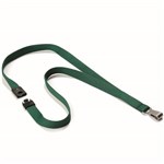DURABLE TEXTILE LANYARD SOFT COLOUR DARK GREEN
