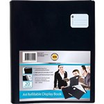 MARBIG PRO SERIES DISPLAY BOOK REFILLABLE 20 POCKET A4 BLACK