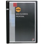 MARBIG SPINE CLAMP FILE A4 BLACK