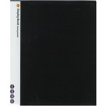 MARBIG DISPLAY BOOK NONREFILABLE SPINE INSERT 20 POCKET A4 BLACK