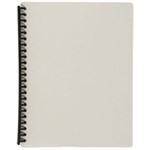 MARBIG DISPLAY BOOK REFILLABLE 20 POCKET A4 GREY