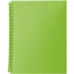 MARBIG DISPLAY BOOK REFILLABLE 20 POCKET A4 LIME