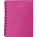 MARBIG DISPLAY BOOK REFILLABLE 20 POCKET A4 PINK