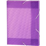 MARBIG BOX FILE PP A4 SHIMMER FINISH PURPLE