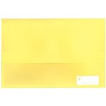MARBIG POLYPICK DOCUMENT WALLET FOOLSCAP YELLOW