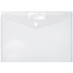 MARBIG DOCULOPE WALLET BUTTON CLOSURE A4 CLEAR