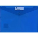 MARBIG DOCULOPE WALLET BUTTON CLOSURE A4 BLUE