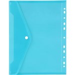 MARBIG BINDER POCKET BUTTON CLOSURE A4 MARINE