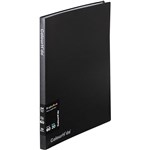 COLOURHIDE DISPLAY BOOK FIXED 20 POCKET A4 BLACK