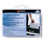 REXEL SHREDDER OIL SHEETS PACK 20