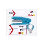 REXEL STAPLER SET VALUE PACK BLUE