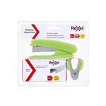 REXEL STAPLER SET VALUE PACK LIME