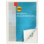 MARBIG FLIC FILE DISPLAY BOOK 20 POCKET A4 CLEAR