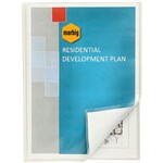 MARBIG FLIC FILE DISPLAY BOOK 10 POCKET A3 CLEAR