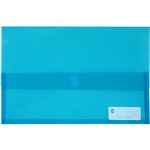 MARBIG POLYPICK DOCUMENT WALLET FOOLSCAP TRANSLUCENT MARINE