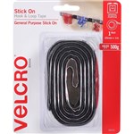 VELCRO BRAND   STICKON HOOK AND LOOP TAPE 25MM X 1M BLACK