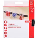 VELCRO BRAND   STICKON HOOK AND LOOP TAPE 25MM X 25M BLACK