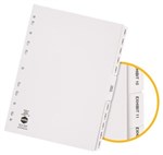 MARBIG 39100 WHITE A4 MANILLA LEGAL 126 DIVIDERS