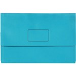 MARBIG SLIMPICK DOCUMENT WALLET FOOLSCAP BRIGHTS MARINE PACK 10