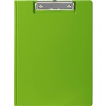 MARBIG CLIPFOLDER PE A4 SUMMER COLOURS LIME GREEN