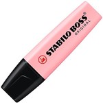 STABILO BOSS HIGHLIGHTER CHISEL PASTEL PINK BLUSH