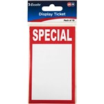 QUIKSTIK DISPLAY TICKETS SPECIAL PACK 10