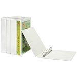 MARBIG CLEARVIEW INSERT RING BINDER 2D 25MM A5 WHITE
