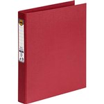 MARBIG RING BINDER PE 25MM 2D A4 DEEP RED