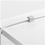 DURABLE CAVOLINE SELF ADHESIVE CABLE MANAGEMENT CLIPS 1 LARGE CABLE GREY PACK 6