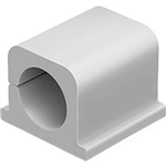 DURABLE CAVOLINE SELF ADHESIVE CABLE MANAGEMENT CLIPS 2 LARGE CABLES GREY PACK 4