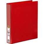 MARBIG CLEARVIEW INSERT RING BINDER 2D 38MM A4 RED
